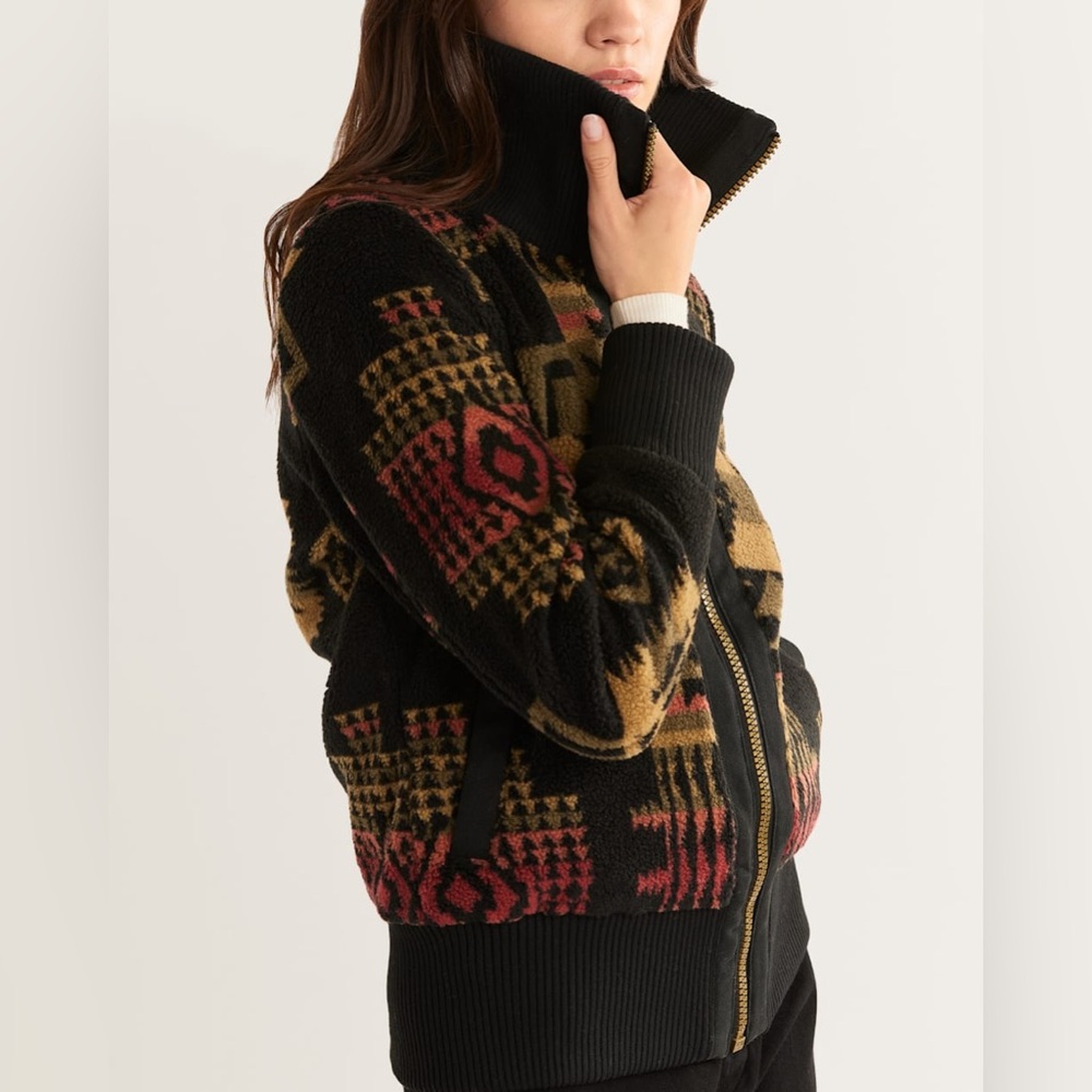 Pendleton FOXGLOVE FLEECE BOMBER JACKET - Size XL - Like New - Picture 2 of 16